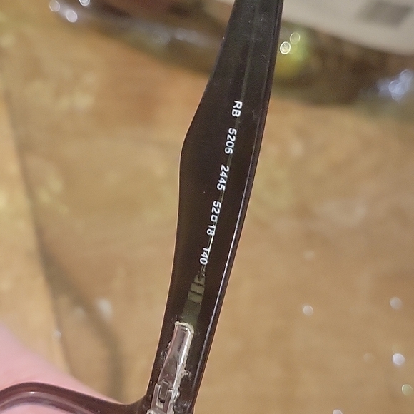 Brown Rectangular Eyeglasses - Picture 3 of 8